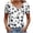 #0180-White, variant on Uootdi Blouses for Women Short Sleeve Asymmetrical V Neck Tropical Floral Tops Casual Daily Style Lightweight Comfortable Loose Fit Tees Gift