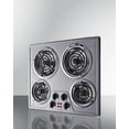 thumbnail image 2 of 24" Wide 240V 4-Burner Coil Cooktop, 2 of 4