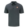 thumbnail image 2 of Men's Cutter & Buck Heather Black Texas Longhorns Big & Tall Forge Eco Stretch Recycled Polo, 2 of 3