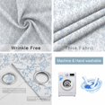 thumbnail image 4 of Blue Spring Floral Blackout Curtains for Bedroom/Living Room, Thermal Insulated Kitchen Curtains, Summer Botanical Watercolor Grommet Darkening Window Treatment Drapes 42"x63"x2, 4 of 8