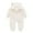 White-11, variant on zyoiszvq Cute Jumpsuits for Baby with Beer Ears - Boys Girls Plush Winter Warm Romper,0-24M, Red