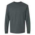 thumbnail image 4 of Gildan Ultra Cotton Long Sleeve T-Shirt for Men, Arts & Crafts, Comfortable 100% Cotton Tee, Dark Heather, S, 4 of 5