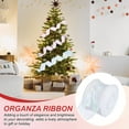 thumbnail image 4 of Uxcell Iridescent Organza Ribbon, Laser Sheer Organza Wired Ribbon for Gift Flowers Bouquet Wrapping White, 4 of 6