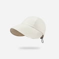 thumbnail image 1 of Sombrero de pescador de ala ancha para mujer, visera plegable, ajustable, para exteriores, 1 of 5