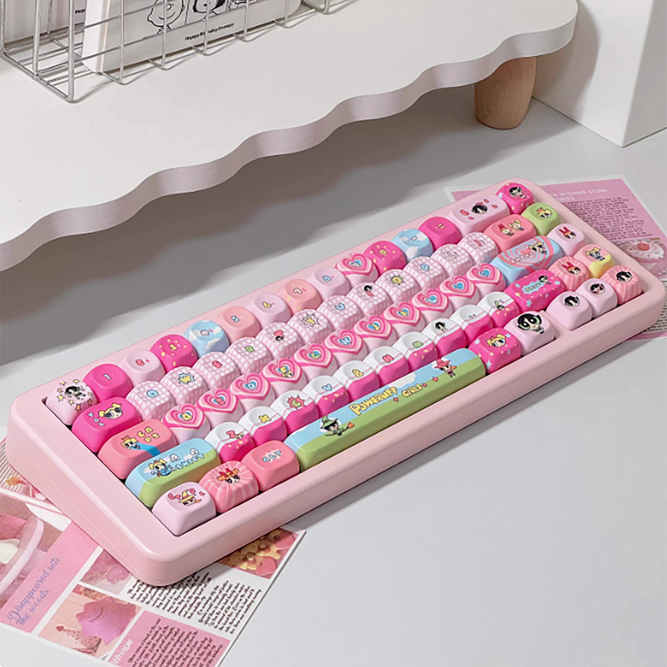 Unbranded Cute Childhood Themed Mechanical Keyboard Keycaps