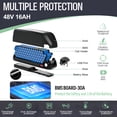 thumbnail image 4 of Accolmile 48V 16Ah Ebike Battery Lithium Downtube Batteries with USB Port XT60 Connector 30A BMS for 200-1000W Bafang Motor, 4 of 8