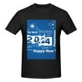 thumbnail image 4 of Bingfone Happy New Year 2024 (4) Men'S Loose Fit Short-Sleeve Pocket T-Shirt, 4 of 7