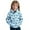 Blue, variant on Bainana Hoodie Jacket For Little Girls Butterfly Print Long Sleeve Zipper Coat Beatuy Cute Winter Child Sweatshirt Purple Size 3-4 Years
