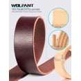thumbnail image 3 of Leather Belt for Men,100% Italian Full Grain Real Solid Leather, 3 of 6