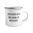 thumbnail image 2 of Inspire Missouri, I am Kind of a Big Deal in Missouri, Sarcasm 12oz Camper Mug For From, 2 of 2