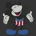 thumbnail image 2 of Mens Mickey & Friends Retro American Flag Shorts T Shirt, 2 of 5