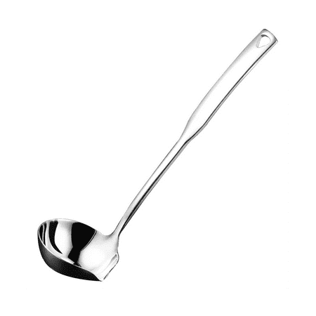 

Kitchen Soup Ladle 304 Stainless Steel Punch Luminous Ladell Spoons with Pour Spout Gravy Ladles for Serving 11.8 Inch