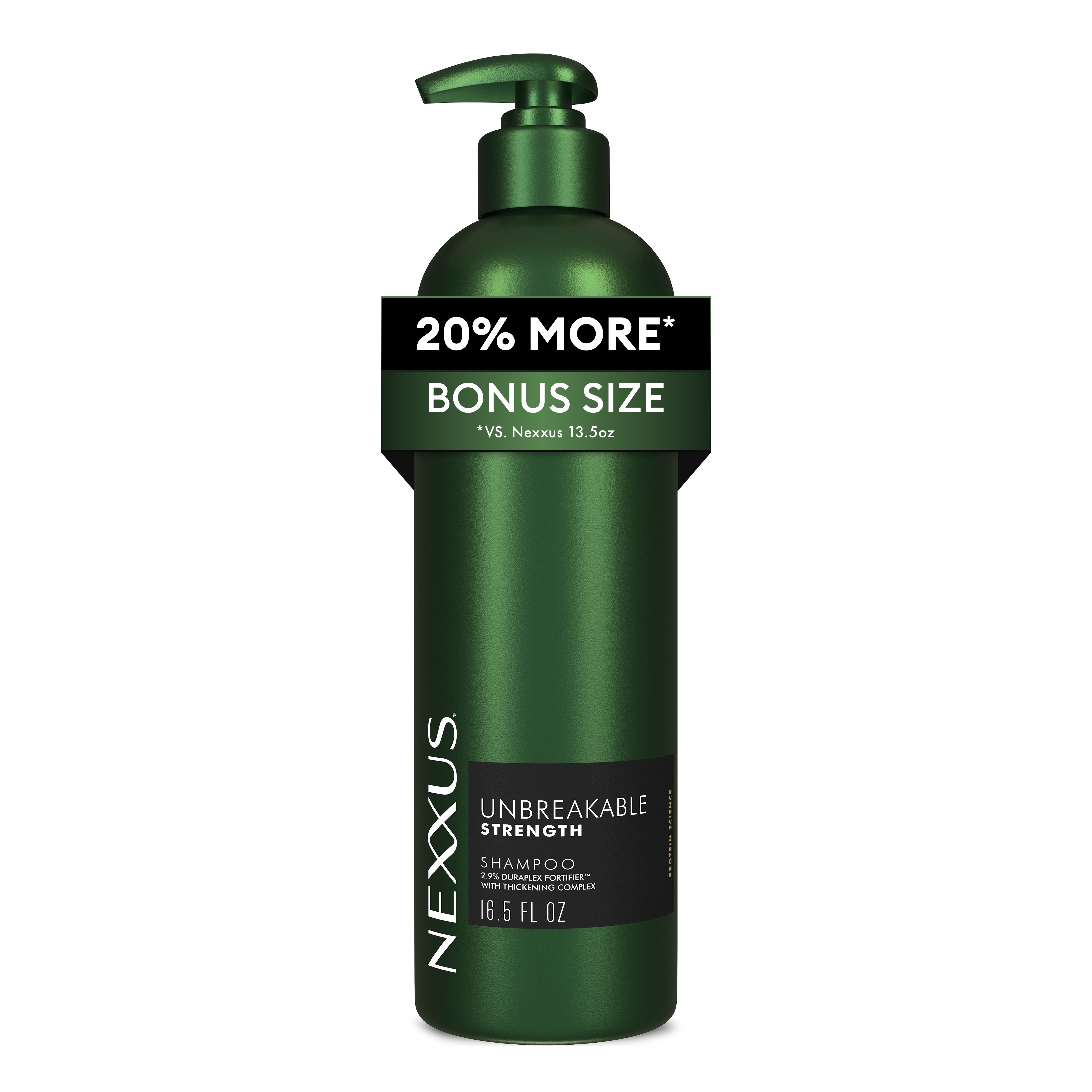 Nexxus Unbreakable Anti Breakage Shampoo for Fine and Thin Hair Hair Care Powered by Duraplex Foritifier Technology with Thickening Complex for Strengthening, 16.5 Fl oz