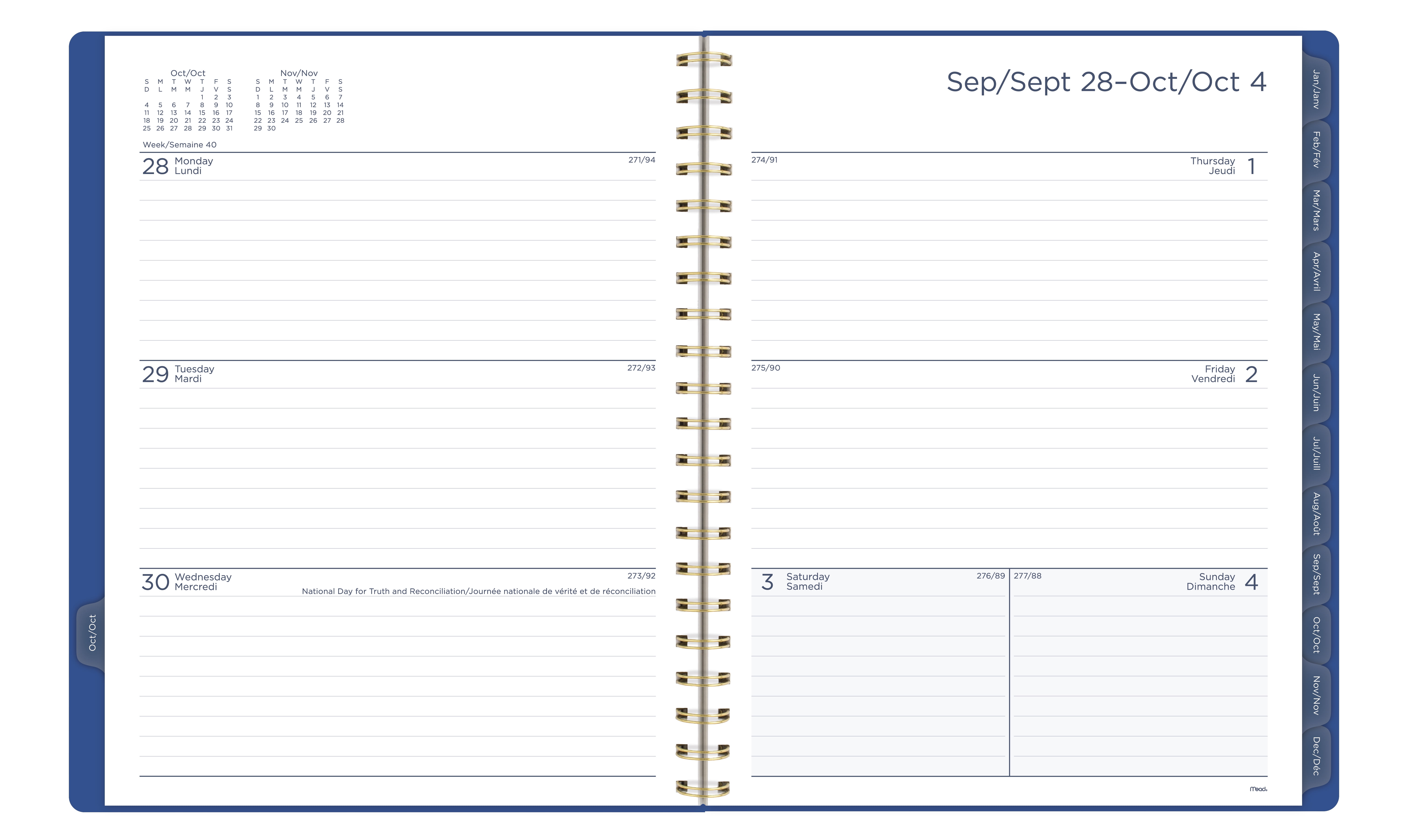 Agenda Mead® Galactique GD 2027