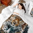 thumbnail image 4 of Homewish Safari Leopard 7-Piece Queen Bedding Set - Jungle Cheetah, 4 of 8