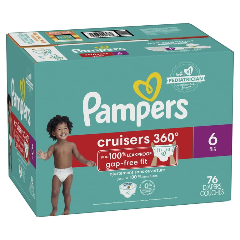 Diapers Size 5, 96 Count - Pampers Pull On Cruisers 360° Fit Disposable  Baby Diapers with Stretchy Waistband