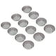thumbnail image 2 of Juego de moldes para tarta de huevo de acero inoxidable, 12 moldes redondos para pasteles, Ideal para hornear en cocina y pastelería, 2 of 10