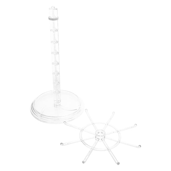 COOPHYA Jewelry and Hair Accessories Storage Rack, Plastic Desktop Organizer with Simple Design, 1 Piece