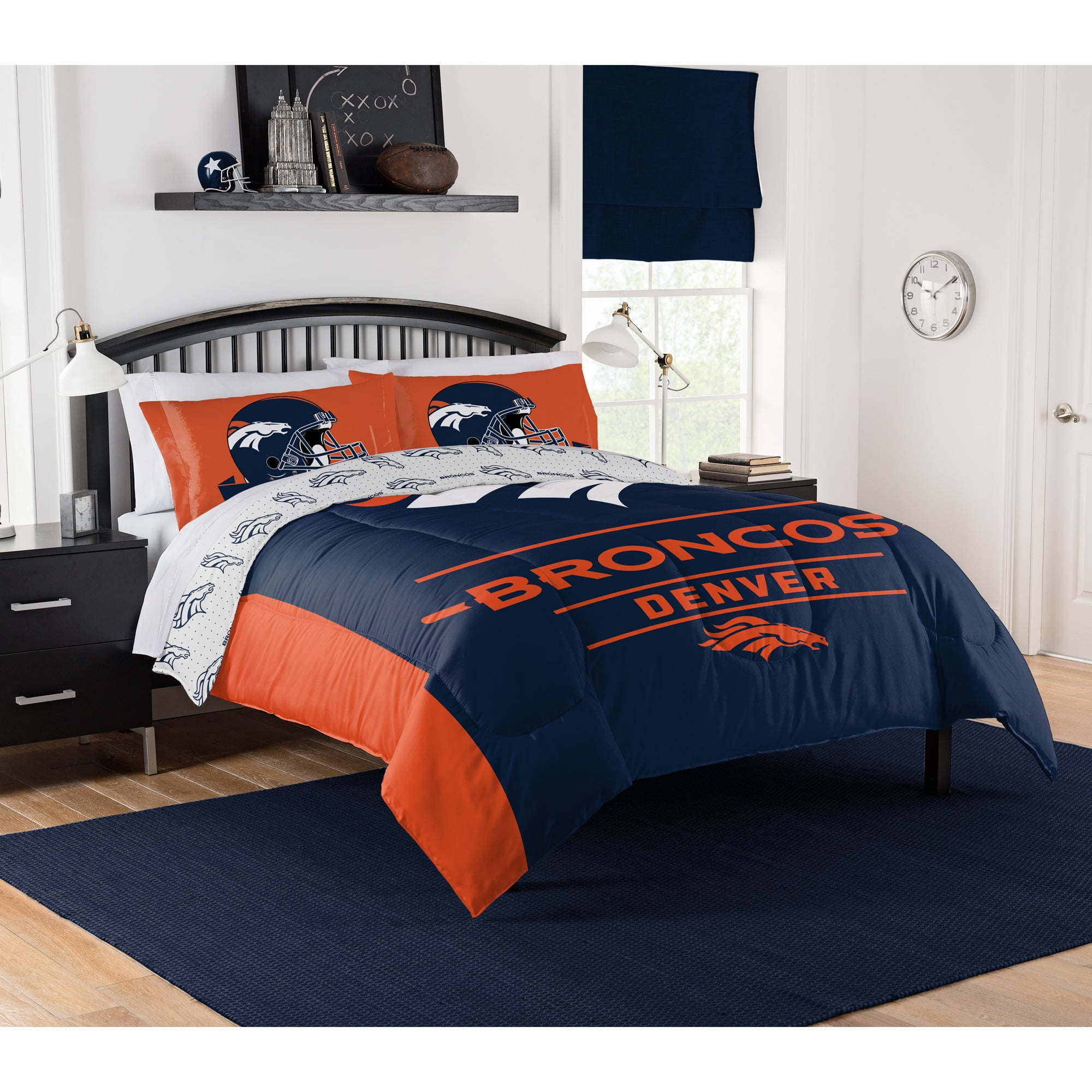 Denver Broncos Standard Size Pillow Case 