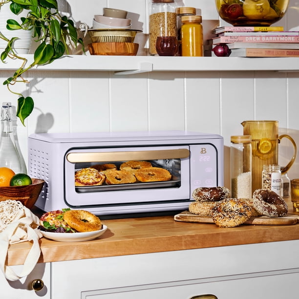Beautiful Infrared Air Fry Toaster Oven, 9-Slice, 1800 W, Lavender