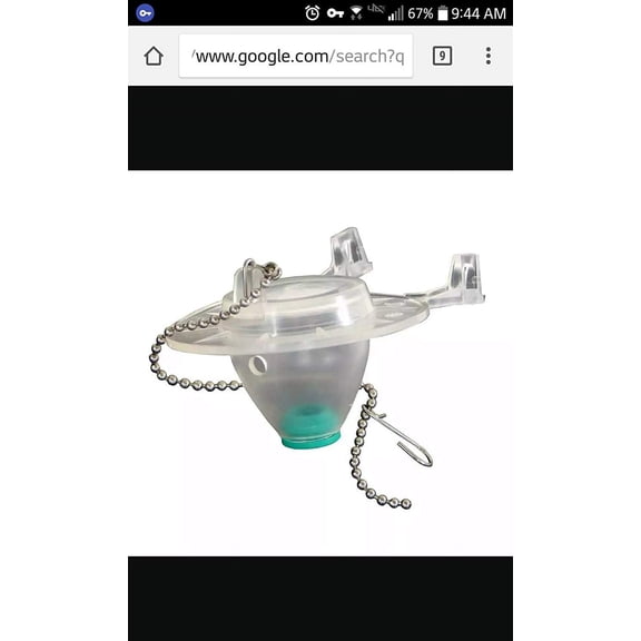 Gerber Time-Rated Flapper W/Beaded Chain (Incl.Green Baffle)