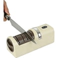 thumbnail image 1 of Automatic Kitchen Knife Sharpener, Electric Precision Sharpener for All Knives & Scissors, 3-Stage Professional Tool with Easy Guide, Home and Kitchen Essential Sharpening System for Daily Use(Beige), 1 of 8