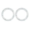 thumbnail image 3 of Valentine Heart Shaped Metal Wreath Frame Wedding Day DIY Round Wire Decoration Hangs For Celebration 3PCS, 3 of 6