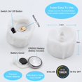thumbnail image 5 of Timed LED Candles Electronic Candle Lights Christmas Wedding Birthday Decoration Luminous Tea Wax, 5 of 5