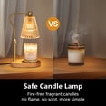 thumbnail image 4 of Seenlast Adjustable Candle Warmer Lamp with Timer, Dimmable Candle Lamp for Scented Jar, Bedroom Home Decor,Gold Candle Warmer, 4 of 8