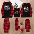 thumbnail image 4 of Christmas Pajamas for Family Christmas Tree Print Pajamas Buffalo Plaid Reindeer Xmas Pjs Clothes Sleepwear Pajama Sets Womens Pajama Sets, 4 of 4