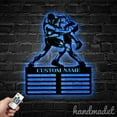 thumbnail image 4 of Handmadetneonsign Wrestling Medal Hanger, Trainer Metal Sign Wall Decor, House Metal Decor 54341, 4 of 5