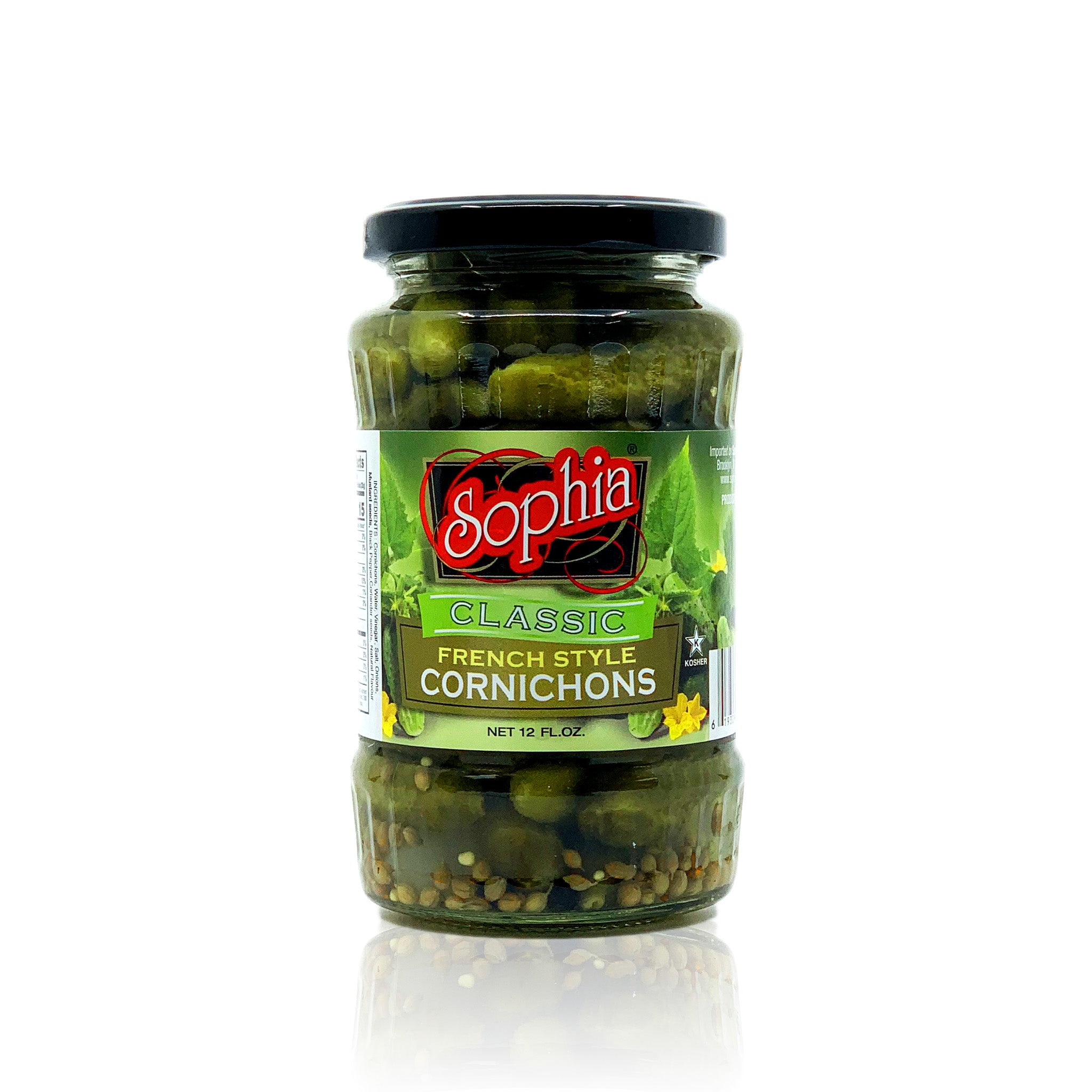 Sophia Pickles Cornichons 12oz
