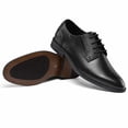 thumbnail image 4 of Rexoro Men's Oxford Dress Shoes Lace Up Classic Business Formal Oxford Shoes Wide Width Business Meetings, Office, Church, Formal Events, 4 of 6