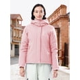 thumbnail image 4 of CAMEL Women's Ski Jackets Waterproof Fleece Jakcet Warm Hooded Windproof Winter Snow Outerwear Coats Pink, 4 of 11