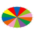 thumbnail image 4 of Paracaídas para niños, los niños juegan en paracaídas multicolor para juegos al aire libre, paracaídas para niños diseñado meticulosamente, 4 of 8