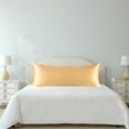 thumbnail image 2 of PiccoCasa 1 PC Satin Body Pillowcases Soft with Zipper Gold 20"x54", 2 of 7