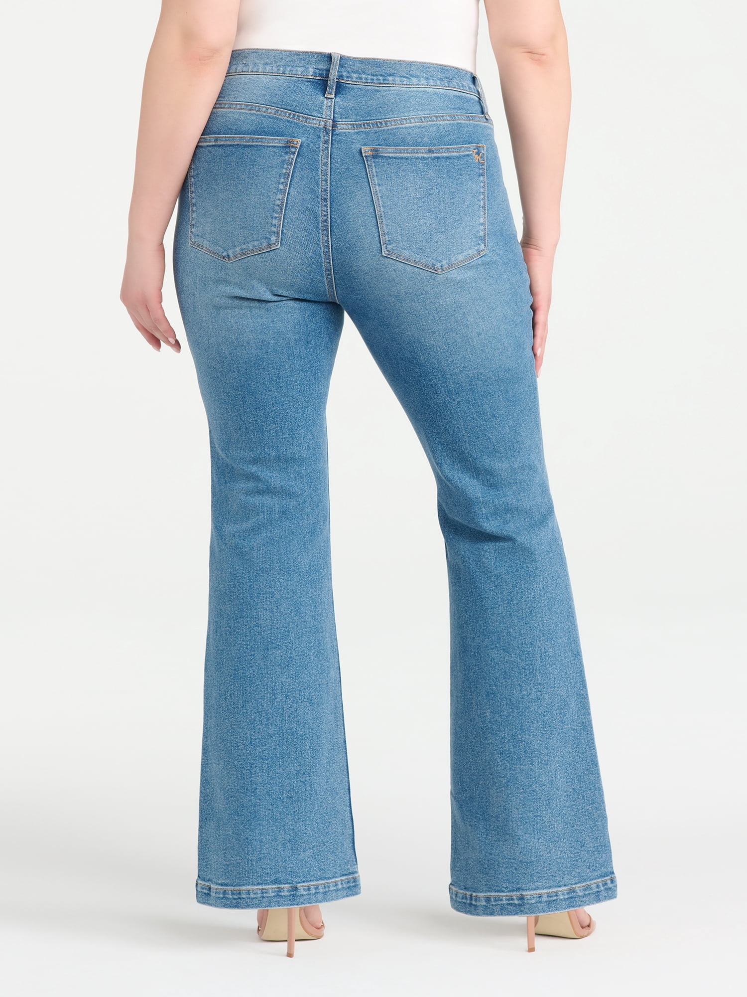 Sofia Vergara Women's Plus Size Melissa High Rise Flare Sizes 14W-26W