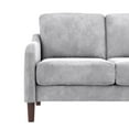 thumbnail image 6 of DHP Marbella 2-Seater Loveseat Sofa, Small Modern Couch, Gray Velvet, 6 of 18