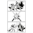 thumbnail image 2 of Men's Star Wars: Obi-Wan Kenobi Darth Vader vs Kenobi Sketch Panel Battle Graphic Tee White Medium, 2 of 5