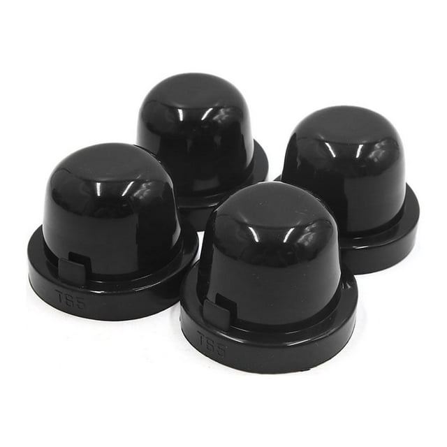 4uds 70mmx65mmx55mm Goma Negra Tapa Guardapolvo del Faro Delantero LED para el Vehículo