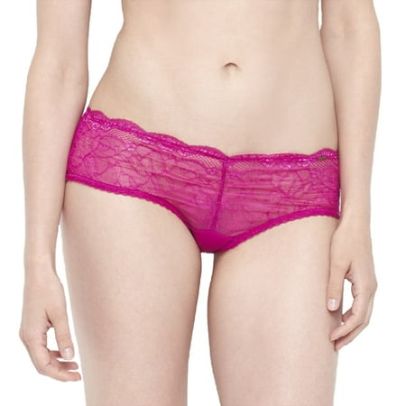 BeMe NYC Women s Rough & Tumble Cheeky Lace Boyshorts Large Azalea