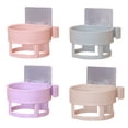 thumbnail image 2 of Youkk Hair Dryer Holder Bathroom ABS Wall Stand Sturdy Adhesive Mount Stand Washroom Storage Rack, 2 of 9