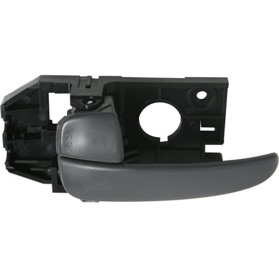 Interior Door Handle Compatible with 2001-2006 Hyundai Elantra Rear, Driver Side Gray