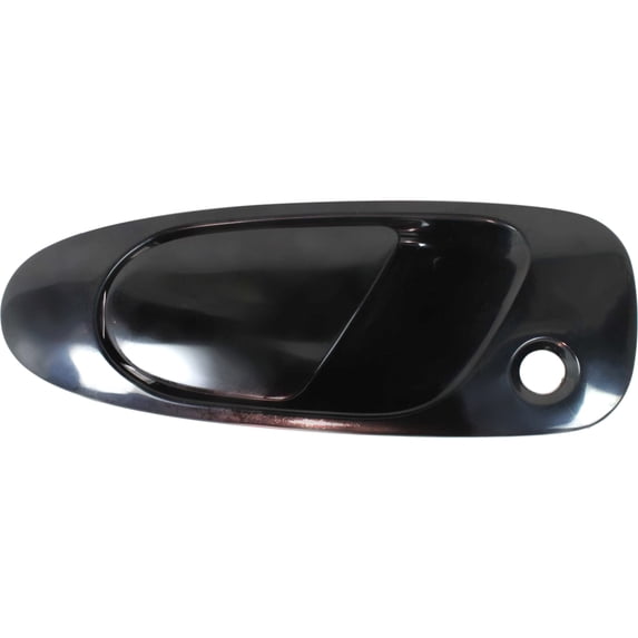 Front Driver Side for 1992-1995 Honda Civic Exterior Door Handle Smooth Black