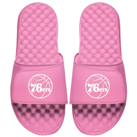

Women s ISlide Pink Philadelphia 76ers Primary Logo Slide Sandals