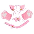 thumbnail image 2 of Conjunto De Cosplay De Gato Con Orejas De Cola De Gatito Dibujos Animados Ropa De Juego De Rol Cómoda Suministros De Fiesta Para Halloween Navidad N.° 3 Yuarrent AP007716-04, 2 of 6
