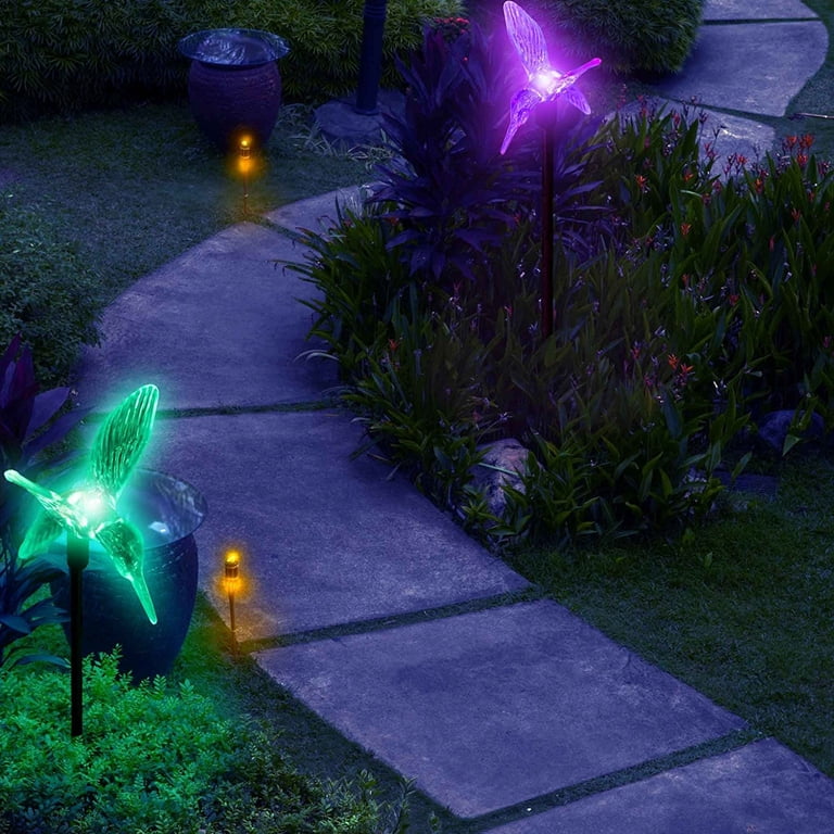 Solar Color Changing Path Lights | Fresh Garden Decor