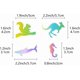 thumbnail image 3 of Plantilla de metal de 6,3 pulgadas con diseño de animales: mariposa, serpiente, lagarto, gato, océano, animal marino, tortuga, concha, pez, plantillas de acero inoxidable., 3 of 9