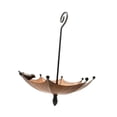 thumbnail image 4 of Comedero para pájaros con forma de paraguas, contenedor de comida para pájaros, bandeja de agua de hierro creativa colgante, decoración de jardín para, 4 of 8