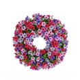 thumbnail image 2 of Clearance! Artificial Flower Wreath 14 Inch Front Door Decor with Mixed Greenery All Season Hanging Wreath for Spring Summer Christmas Wedding Indoor Outdoor Wall Garden Gate Decor, 2 of 9